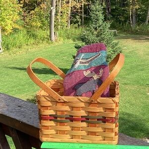 🧺   AMISH BASKET 🧺 VERSATILITY 8 X 6 X 5 1/2